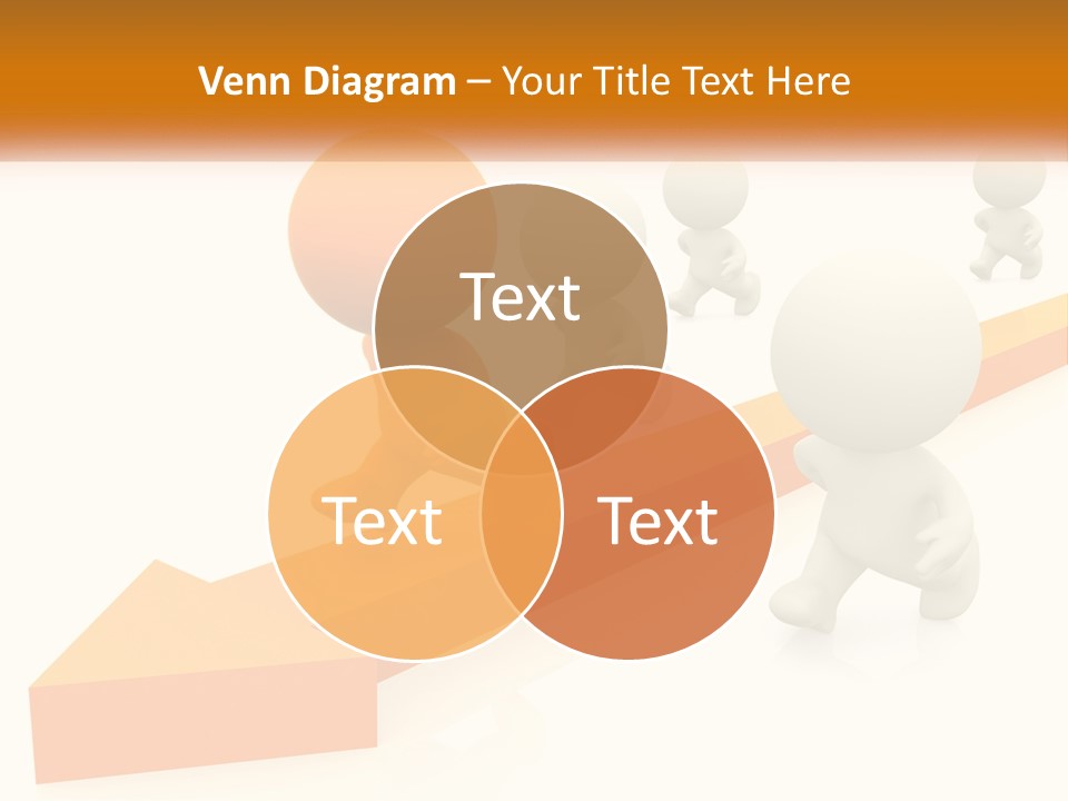 Competing People Abstract PowerPoint Template