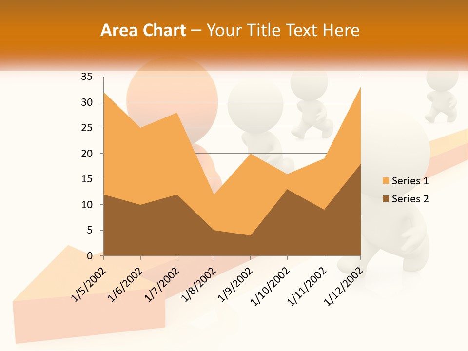 Competing People Abstract PowerPoint Template