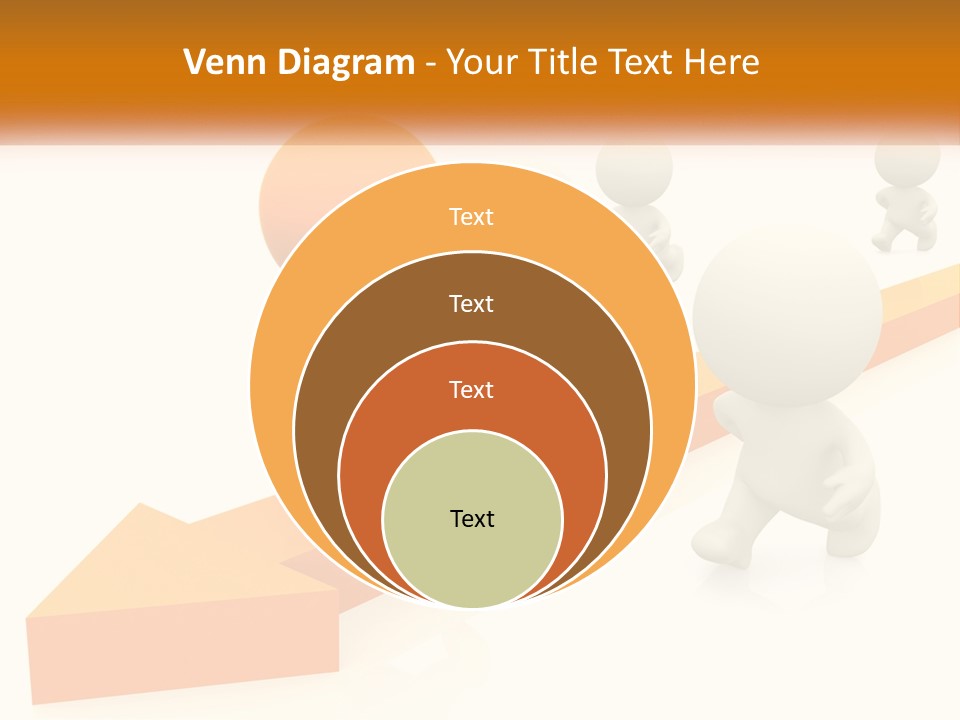 Competing People Abstract PowerPoint Template
