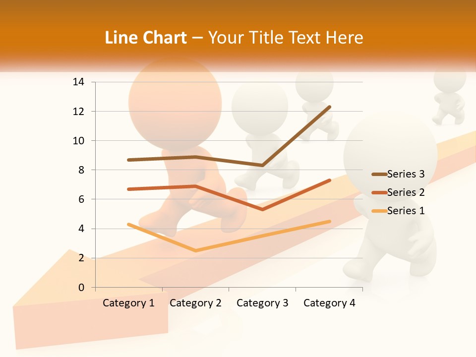 Competing People Abstract PowerPoint Template