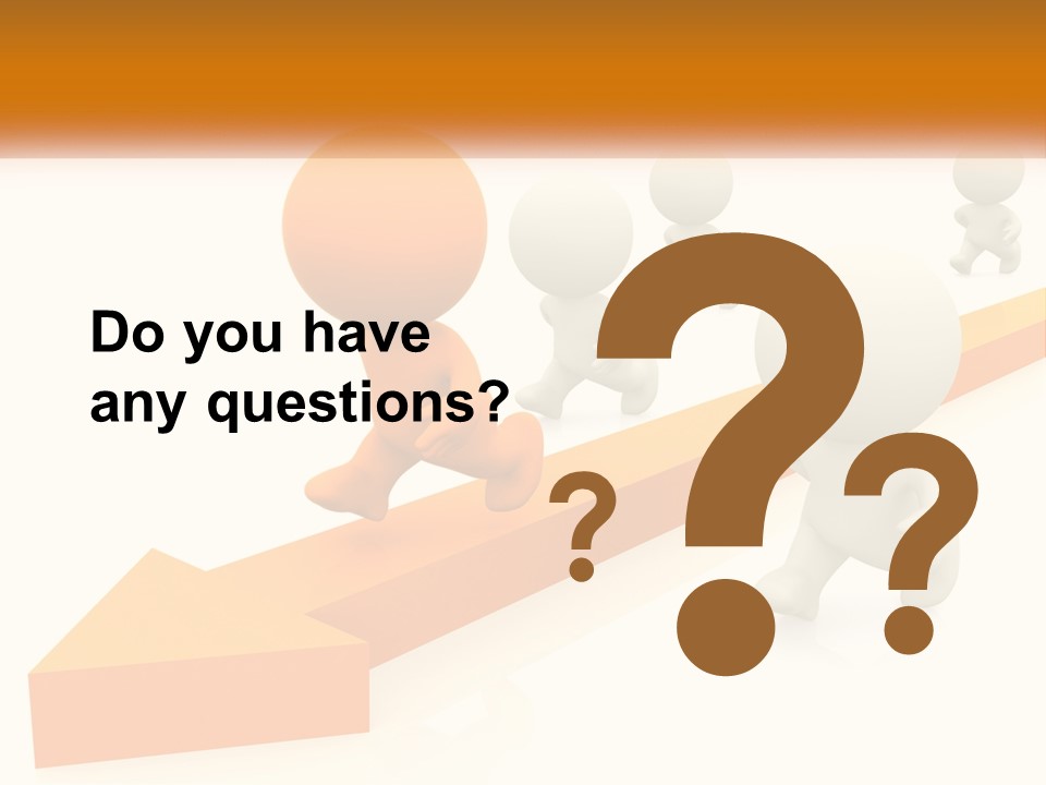 Competing People Abstract PowerPoint Template