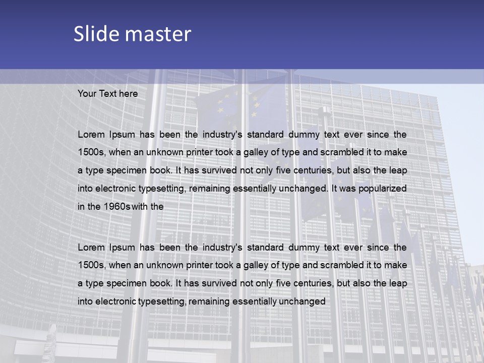 Gray Legislation Brussels Belgium PowerPoint Template