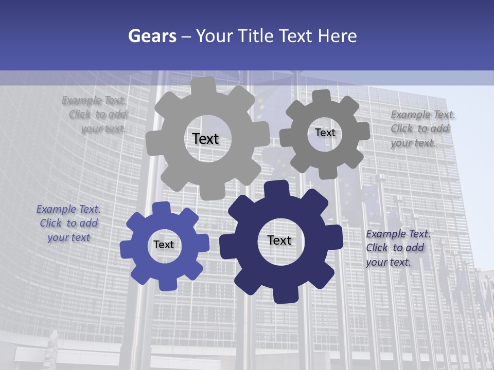 Gray Legislation Brussels Belgium PowerPoint Template