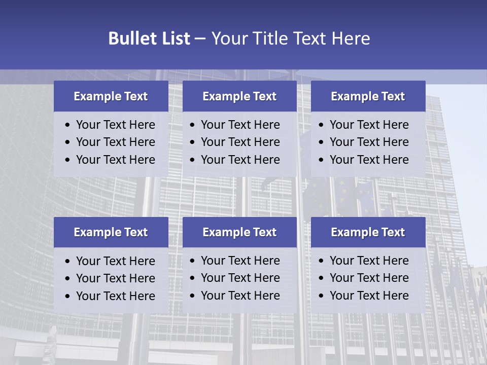 Gray Legislation Brussels Belgium PowerPoint Template