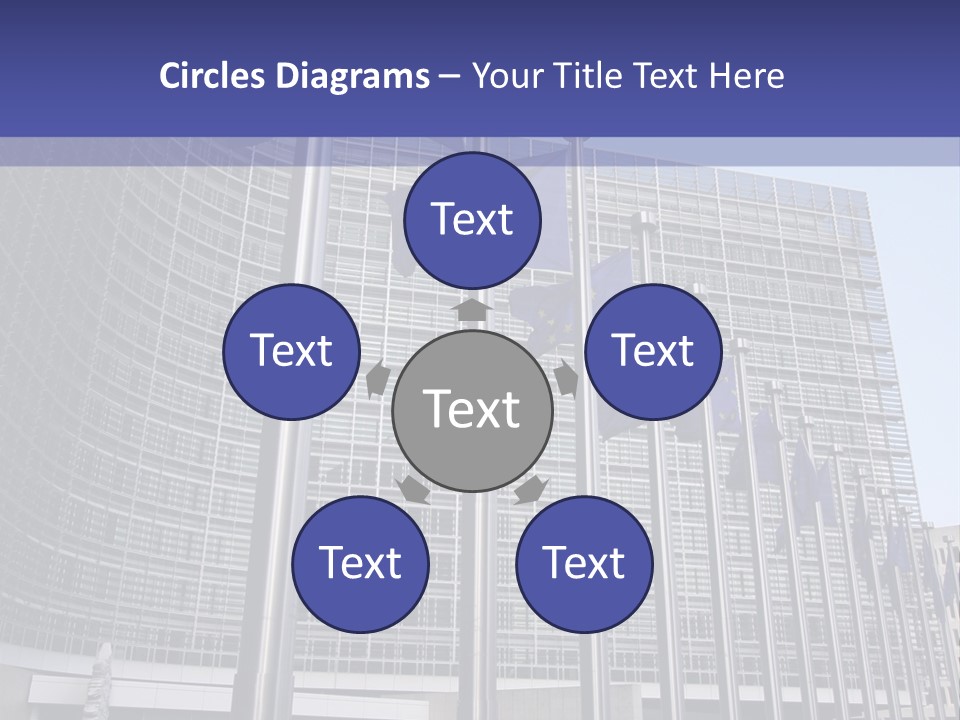 Gray Legislation Brussels Belgium PowerPoint Template
