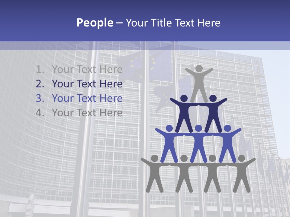 Gray Legislation Brussels Belgium PowerPoint Template