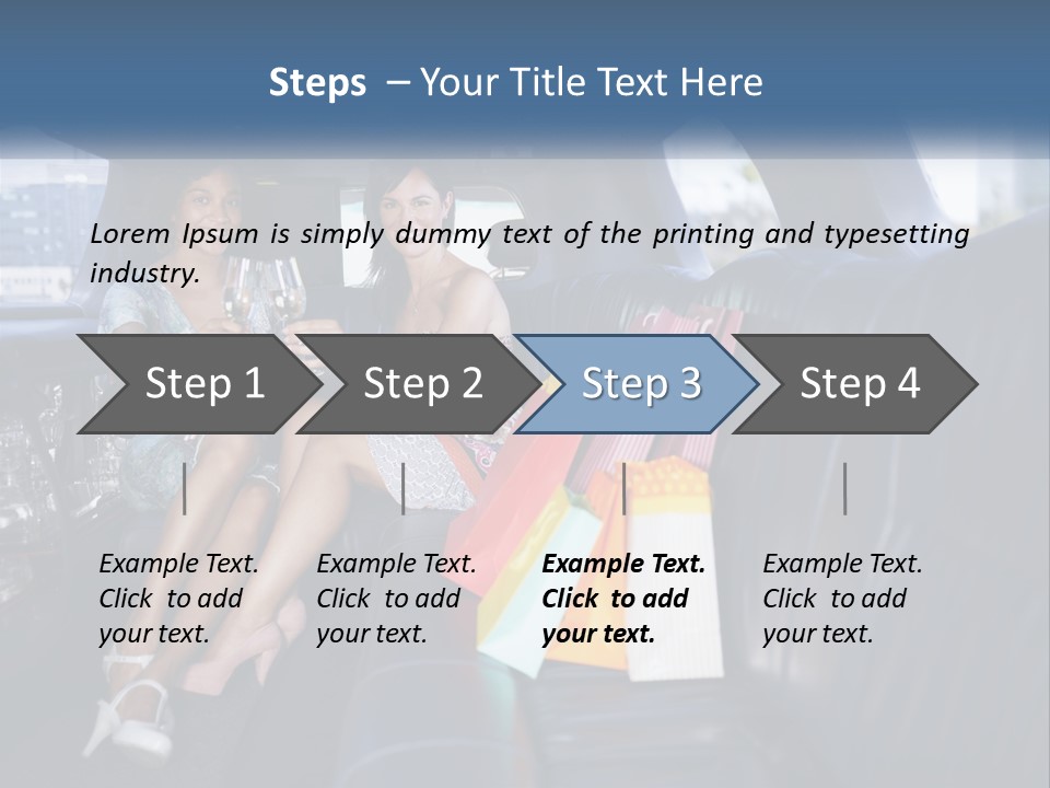 Enjoyment Car Toast PowerPoint Template