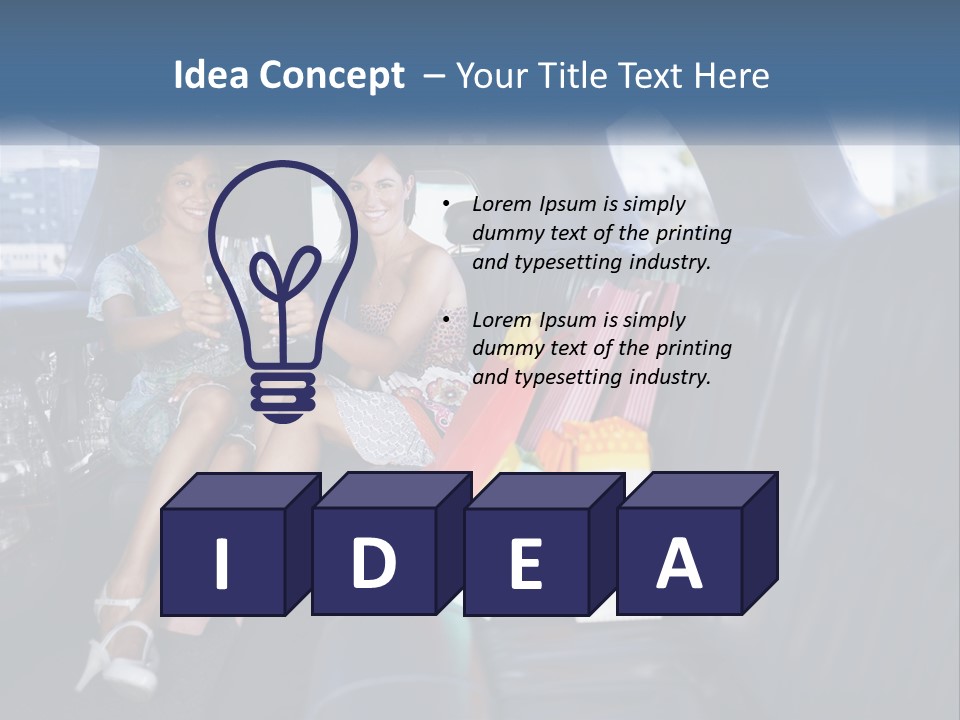 Enjoyment Car Toast PowerPoint Template