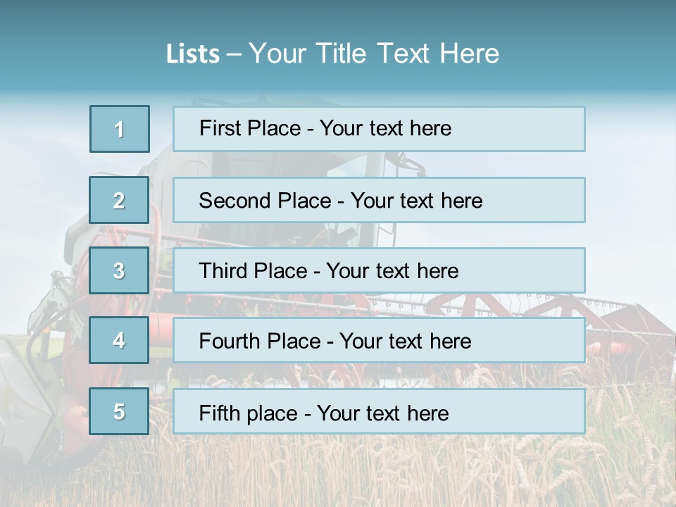Plant Rye Cereal PowerPoint Template