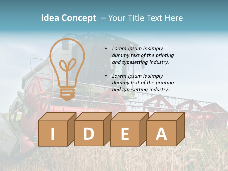 Plant Rye Cereal PowerPoint Template