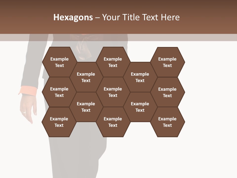 Person Tie Brown PowerPoint Template
