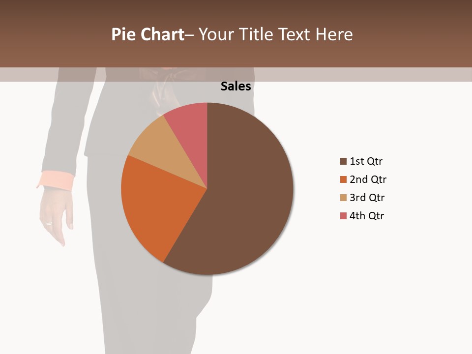 Person Tie Brown PowerPoint Template