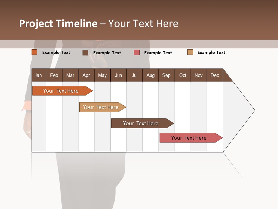 Person Tie Brown PowerPoint Template