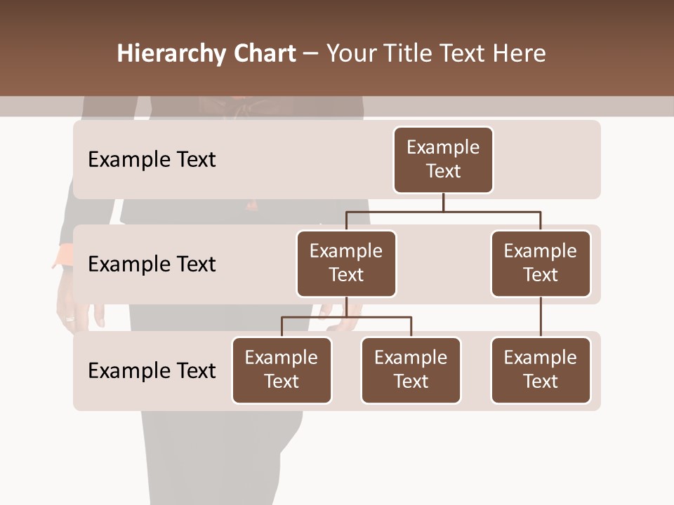 Person Tie Brown PowerPoint Template