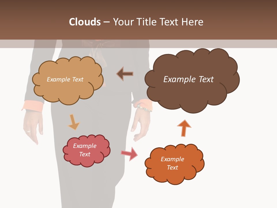 Person Tie Brown PowerPoint Template
