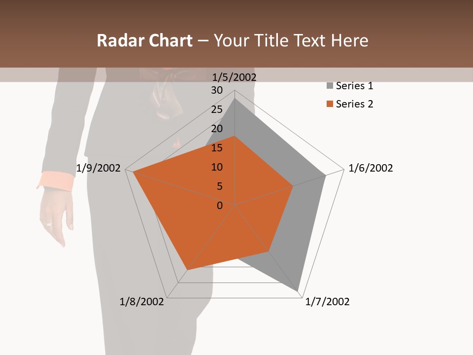 Person Tie Brown PowerPoint Template
