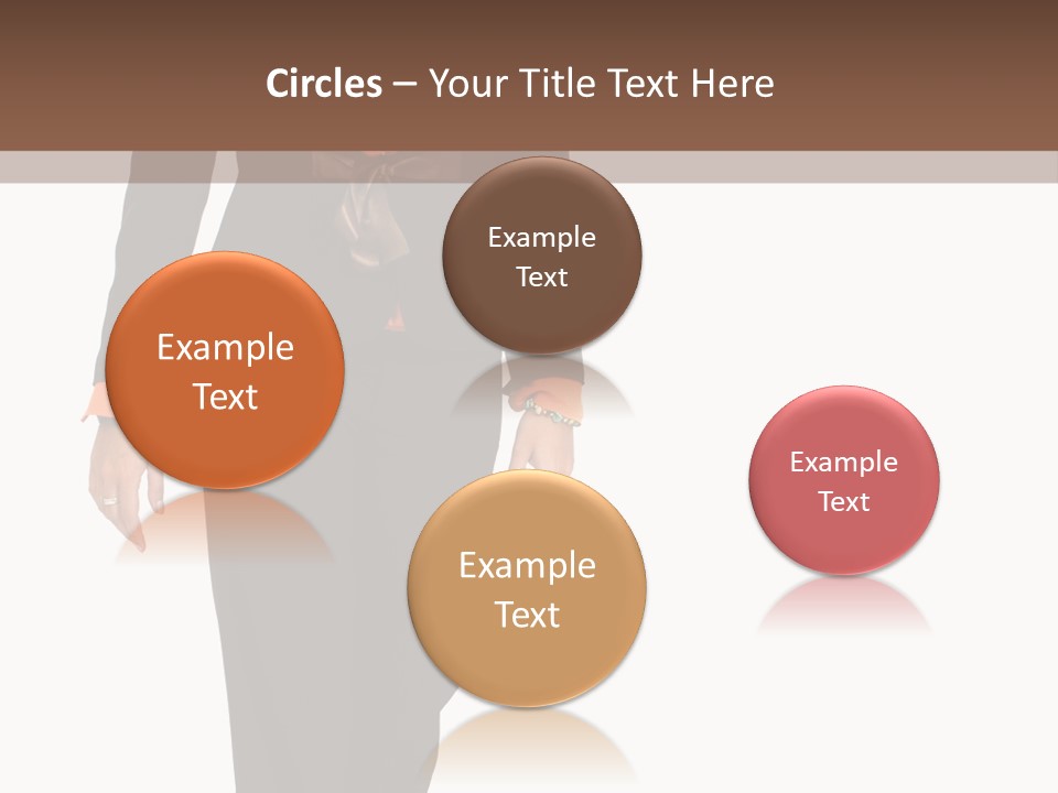 Person Tie Brown PowerPoint Template