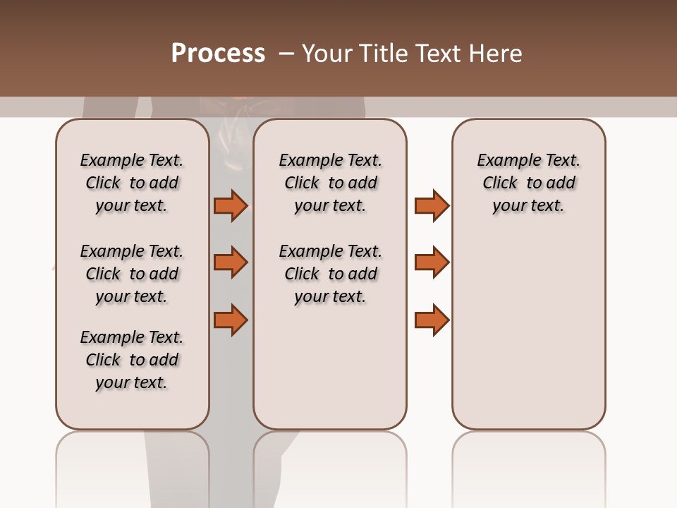 Person Tie Brown PowerPoint Template