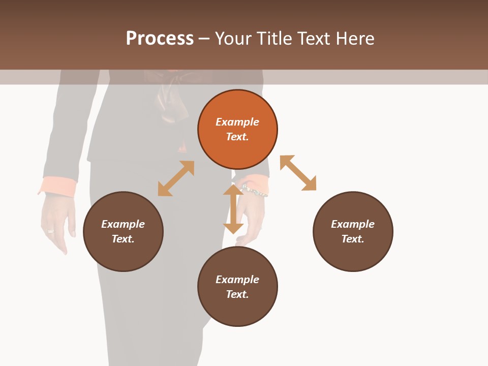 Person Tie Brown PowerPoint Template