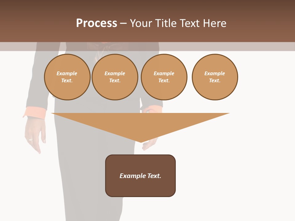 Person Tie Brown PowerPoint Template