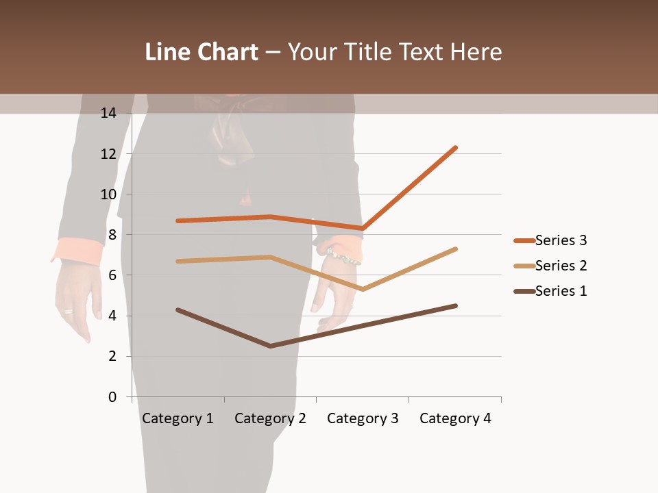 Person Tie Brown PowerPoint Template