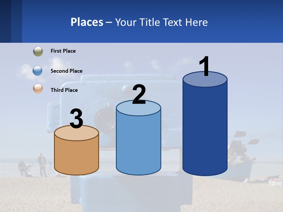 Blue Telescope Humor PowerPoint Template