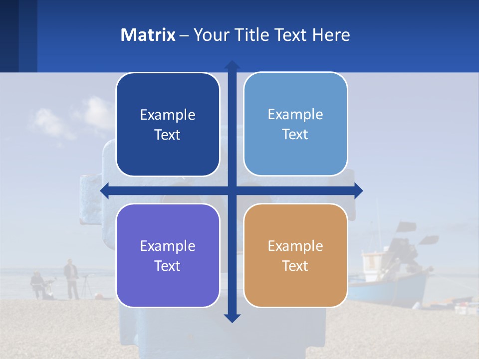 Blue Telescope Humor PowerPoint Template