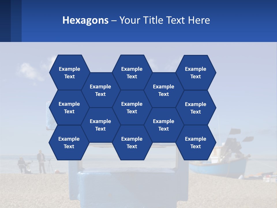Blue Telescope Humor PowerPoint Template