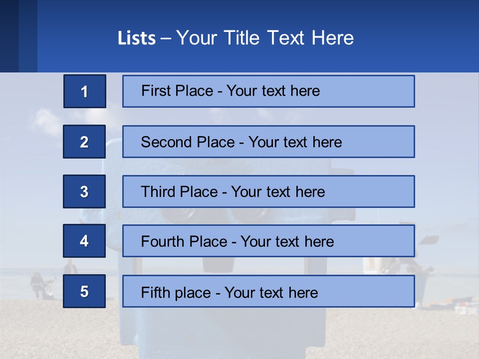 Blue Telescope Humor PowerPoint Template