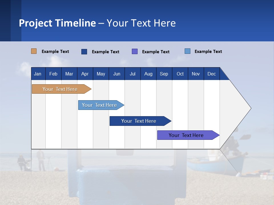 Blue Telescope Humor PowerPoint Template