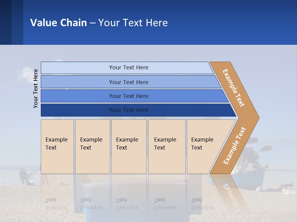 Blue Telescope Humor PowerPoint Template