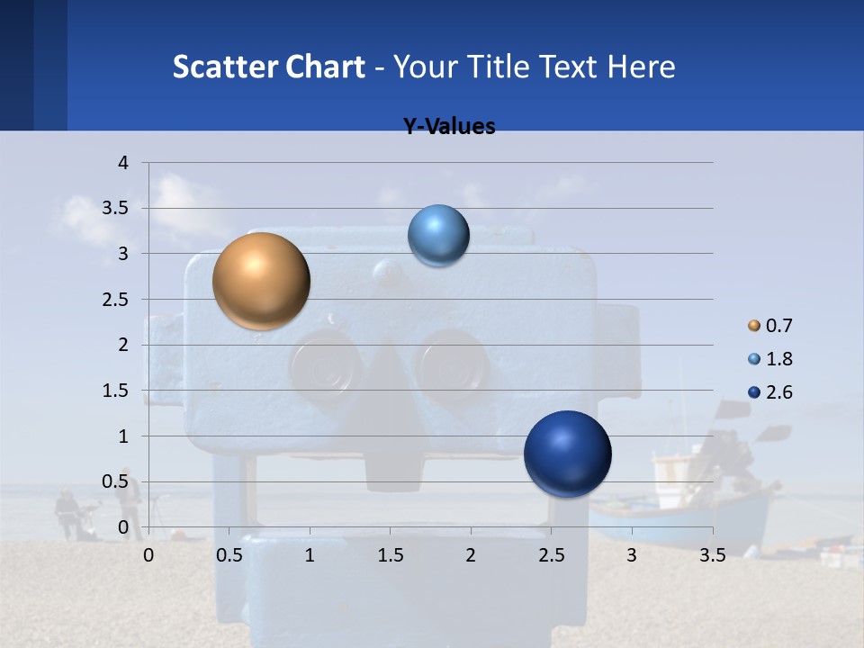 Blue Telescope Humor PowerPoint Template