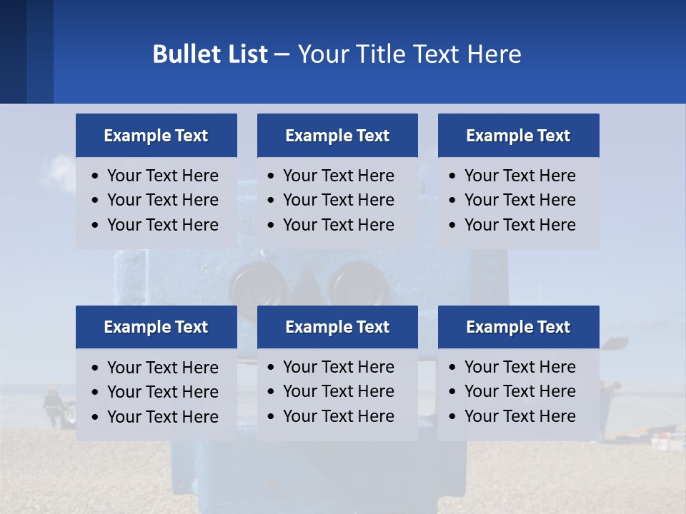 Blue Telescope Humor PowerPoint Template