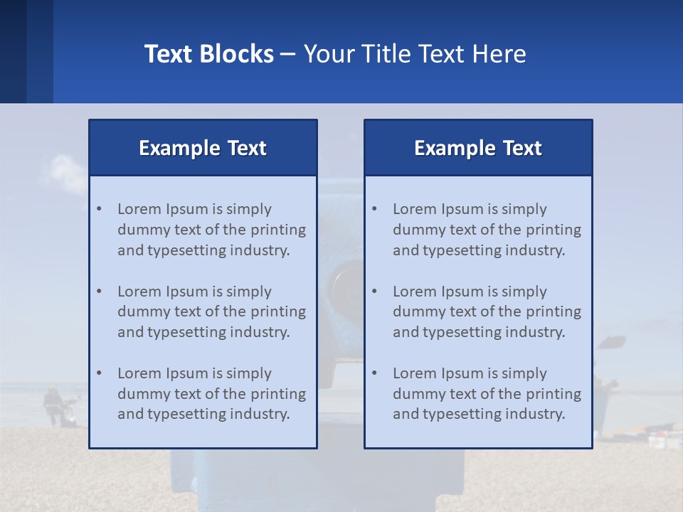 Blue Telescope Humor PowerPoint Template