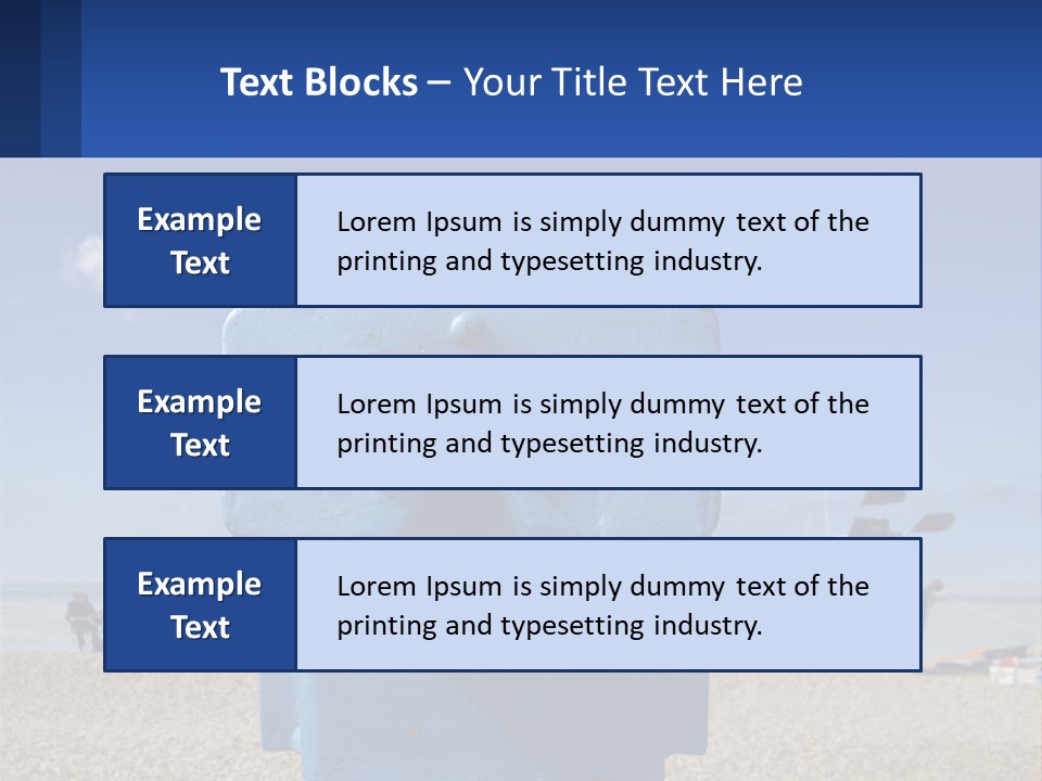 Blue Telescope Humor PowerPoint Template