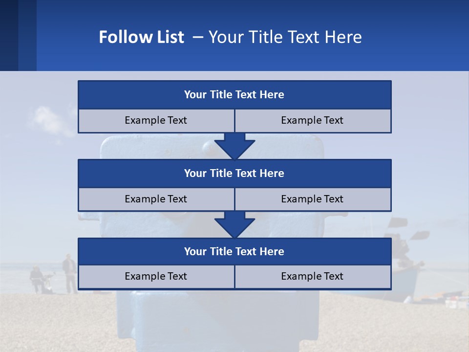 Blue Telescope Humor PowerPoint Template