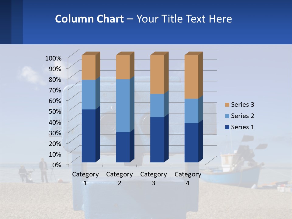 Blue Telescope Humor PowerPoint Template