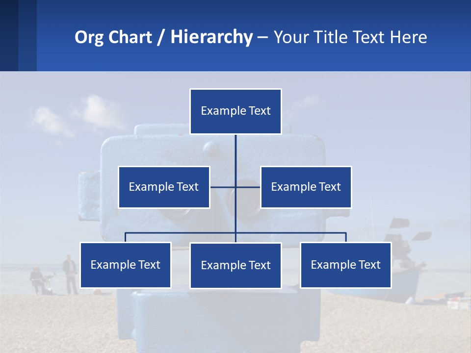 Blue Telescope Humor PowerPoint Template