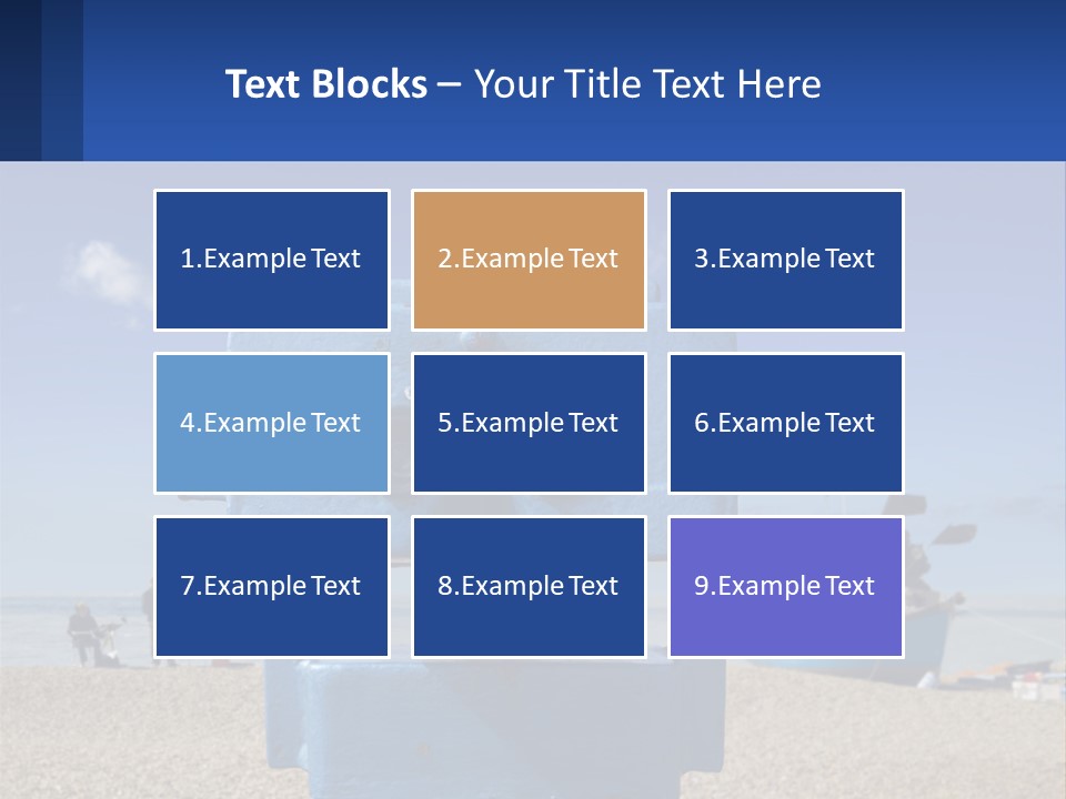 Blue Telescope Humor PowerPoint Template