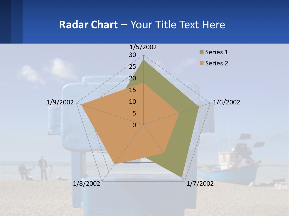 Blue Telescope Humor PowerPoint Template