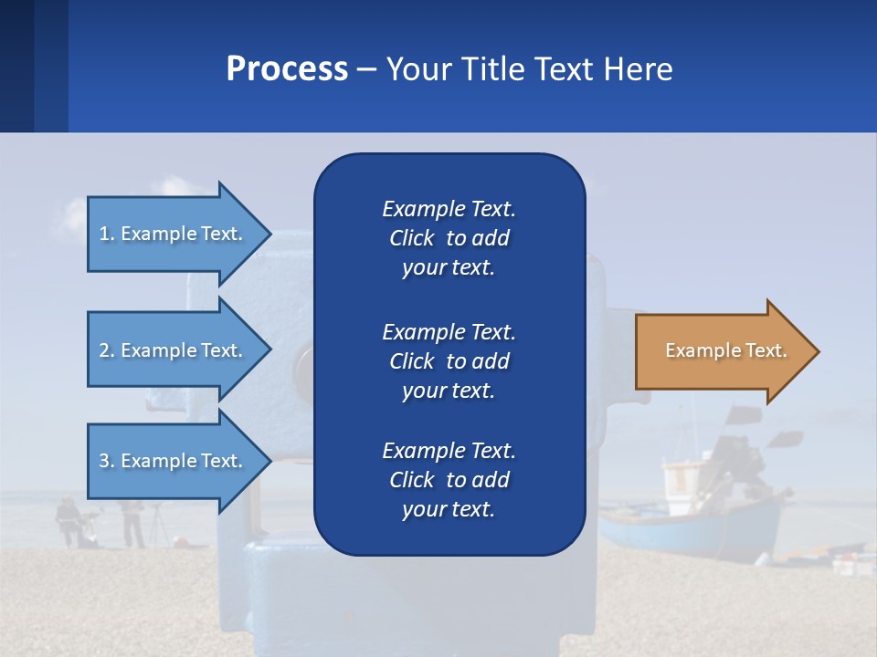 Blue Telescope Humor PowerPoint Template