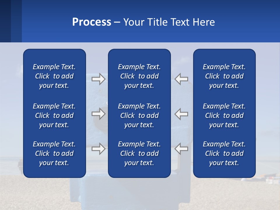Blue Telescope Humor PowerPoint Template