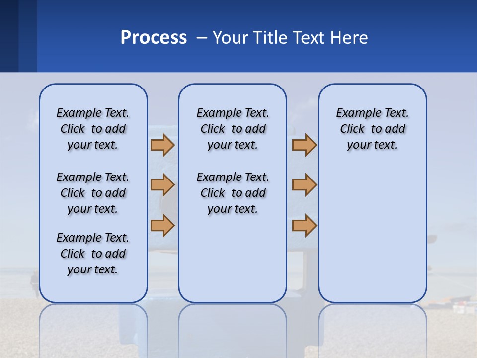 Blue Telescope Humor PowerPoint Template