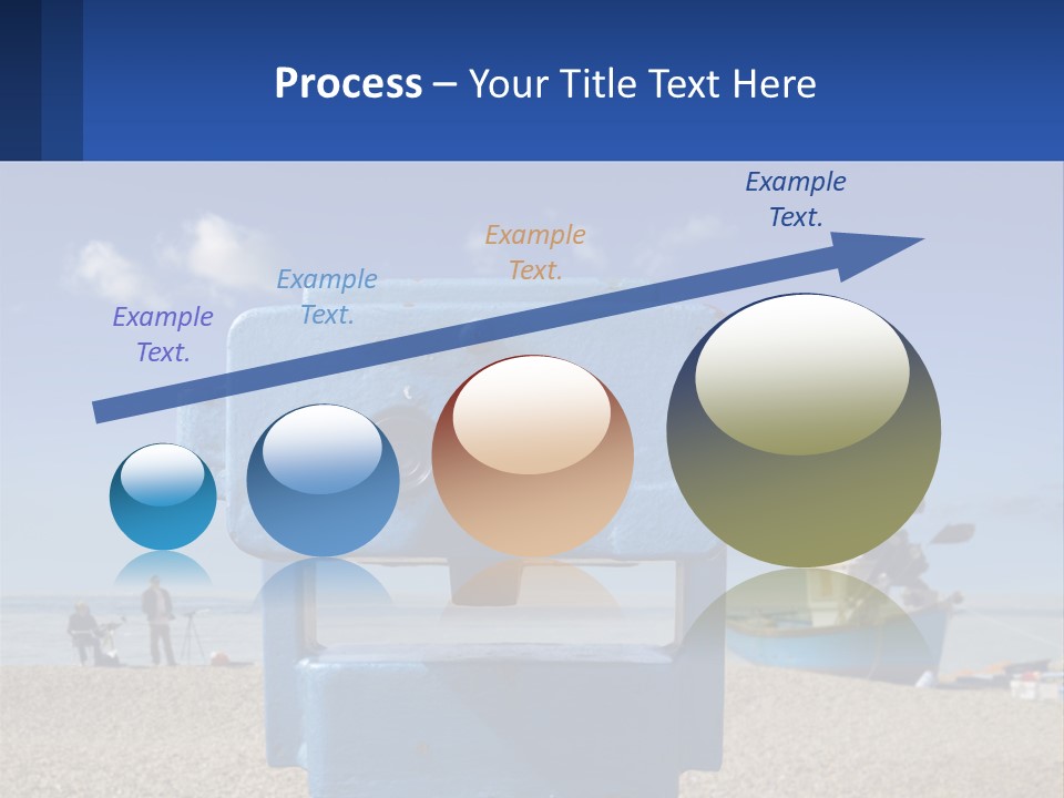 Blue Telescope Humor PowerPoint Template