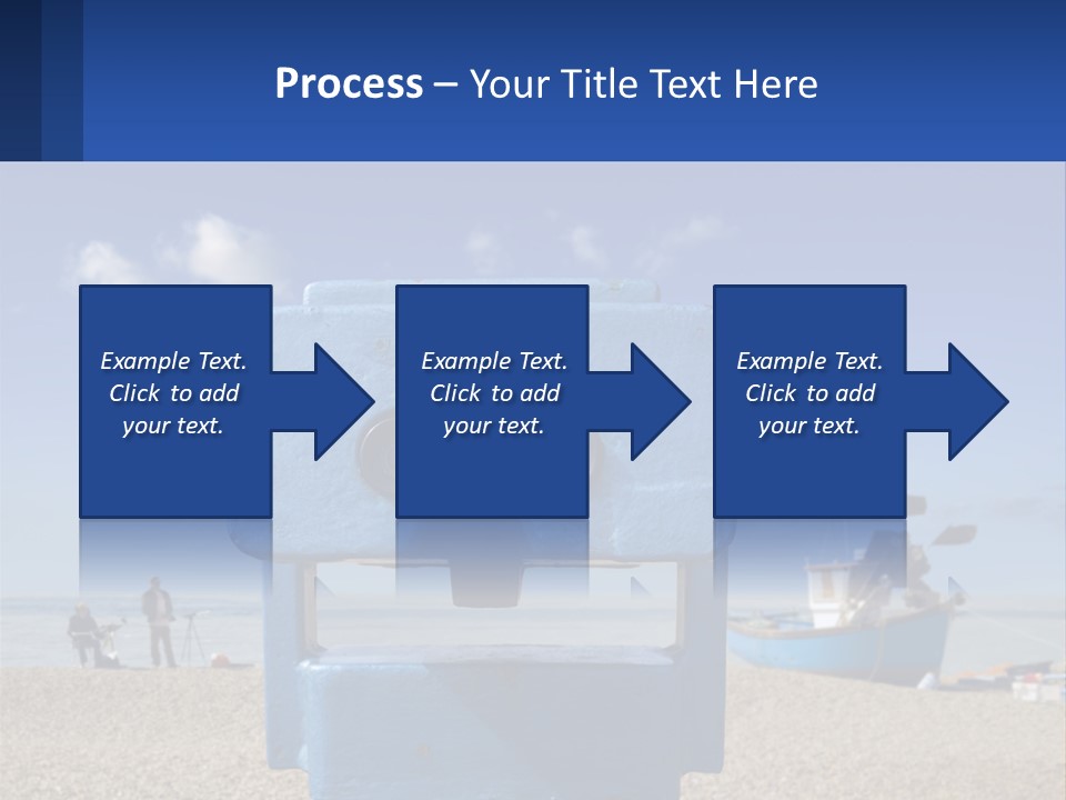 Blue Telescope Humor PowerPoint Template