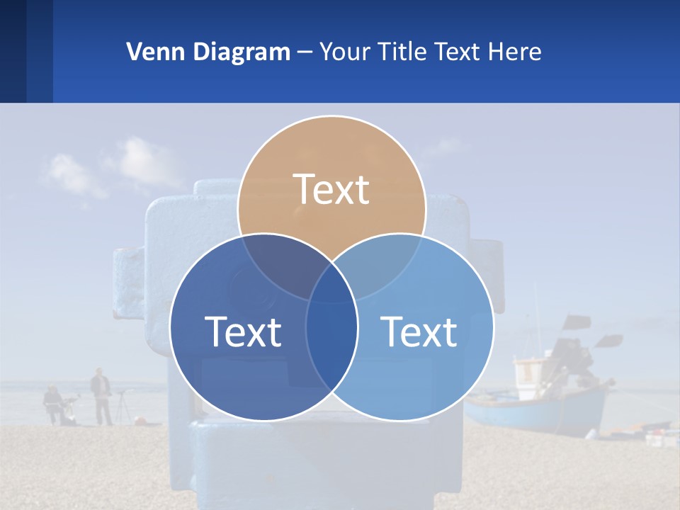 Blue Telescope Humor PowerPoint Template