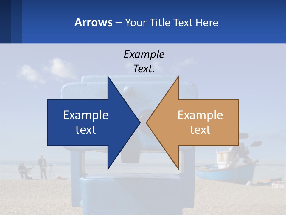 Blue Telescope Humor PowerPoint Template