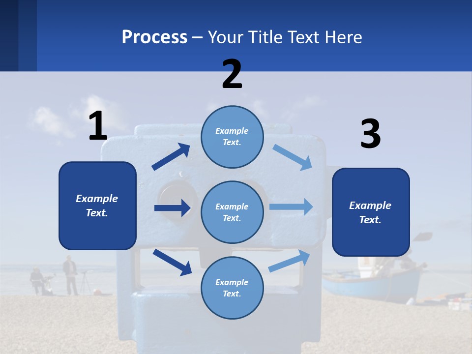 Blue Telescope Humor PowerPoint Template