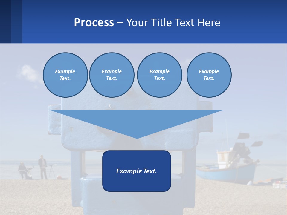Blue Telescope Humor PowerPoint Template