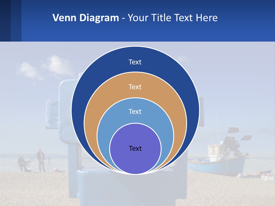 Blue Telescope Humor PowerPoint Template